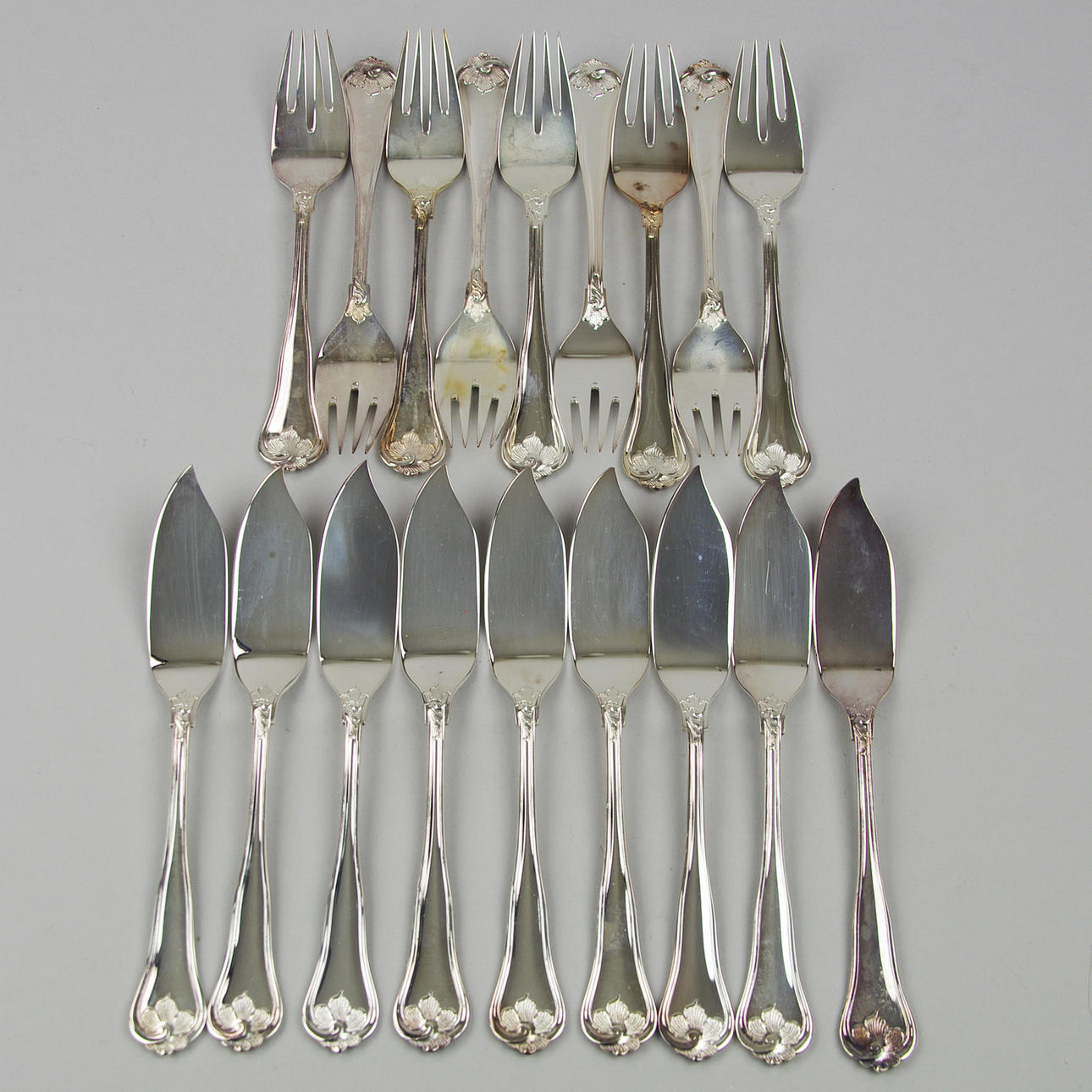 FISKBESTICK, "Sachsisk", silver.