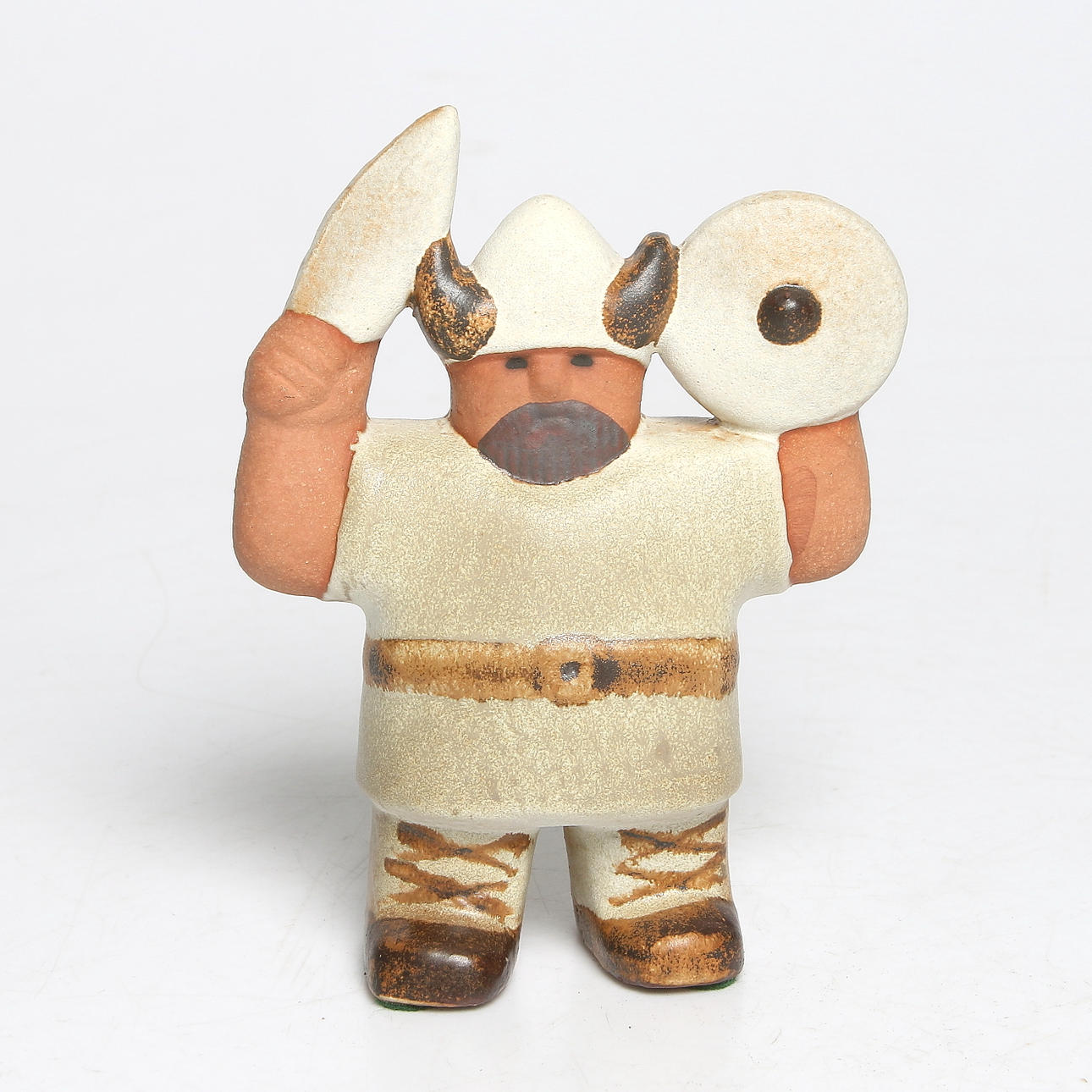 FIGURIN, lergods, Lisa Larson, K-Studion, signerad och daterad -96.