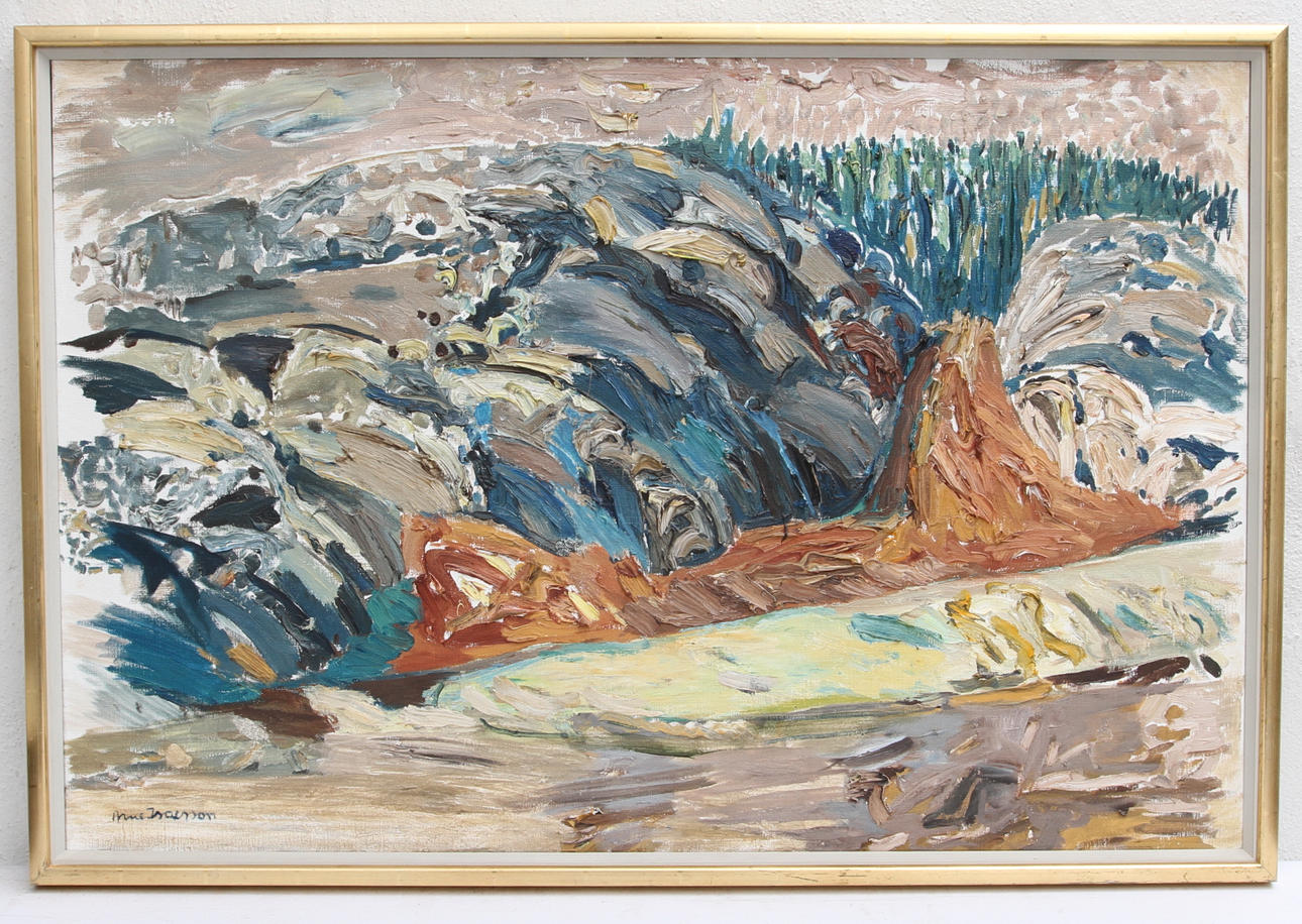 ARNE ISACSSON. Olja på duk. Signerad.