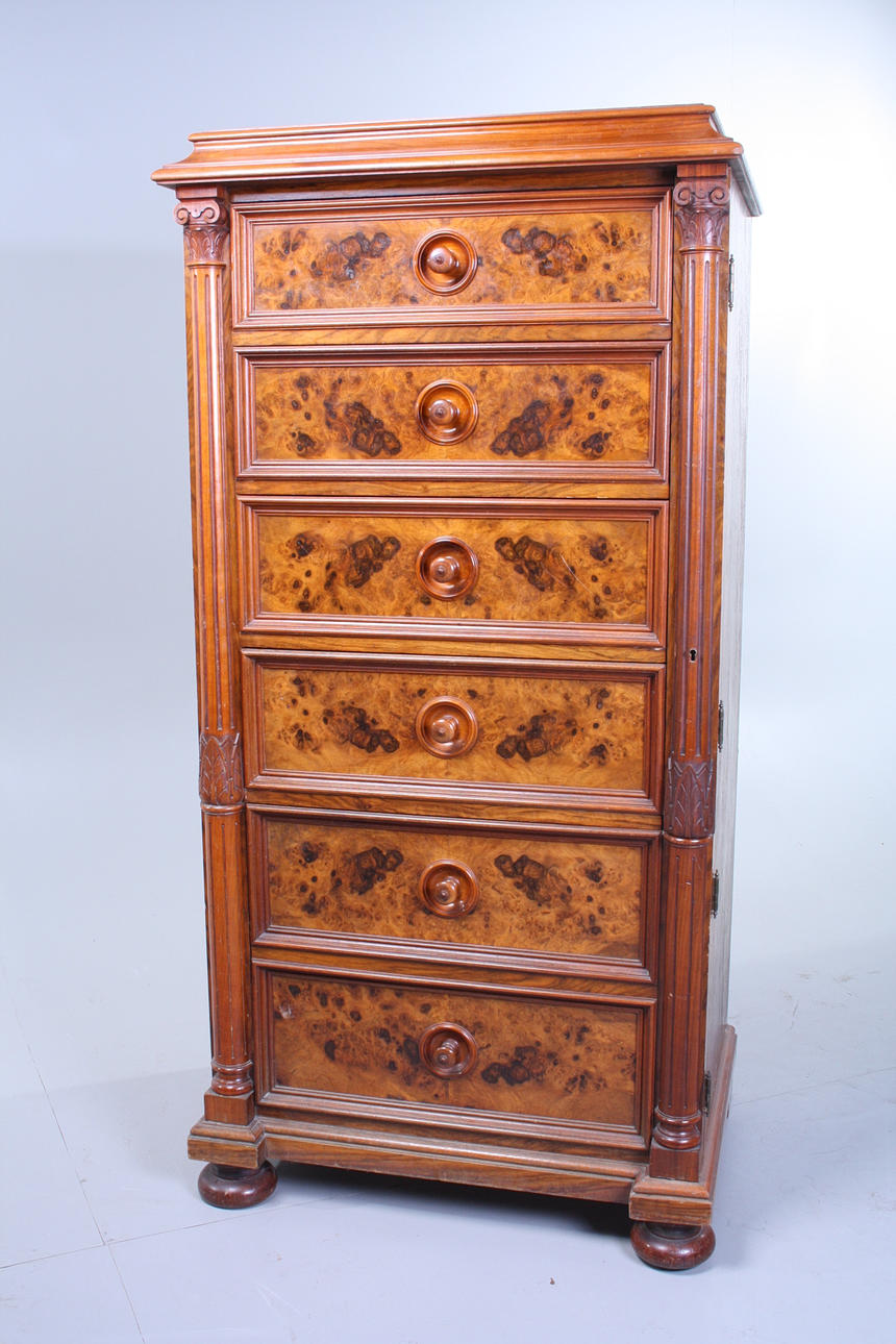 BYRÅ, nyrenässans, CH. Benckert, Stockholm 1800-talets slut.