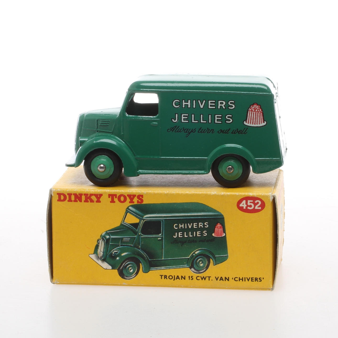DINKY TOYS 452 TROJAN CHIVERS i Originalkartong.