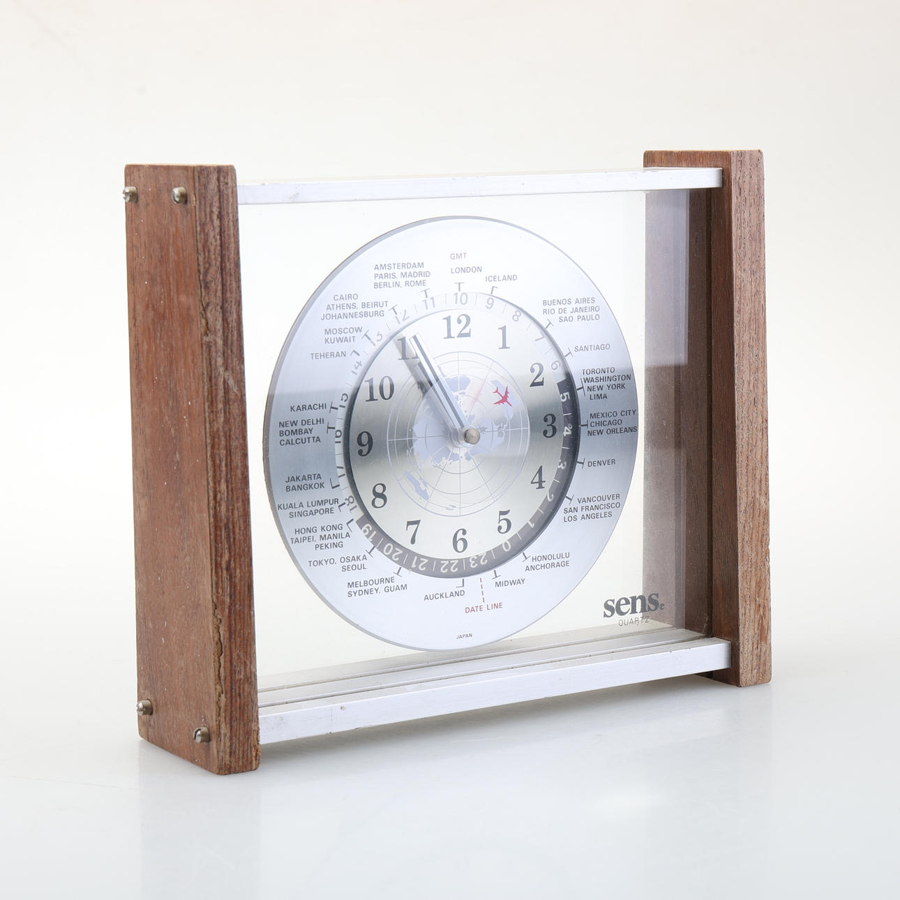 A Sens Quartz World Clock, Japan, 1970s. Clocks & Watches - Mantel