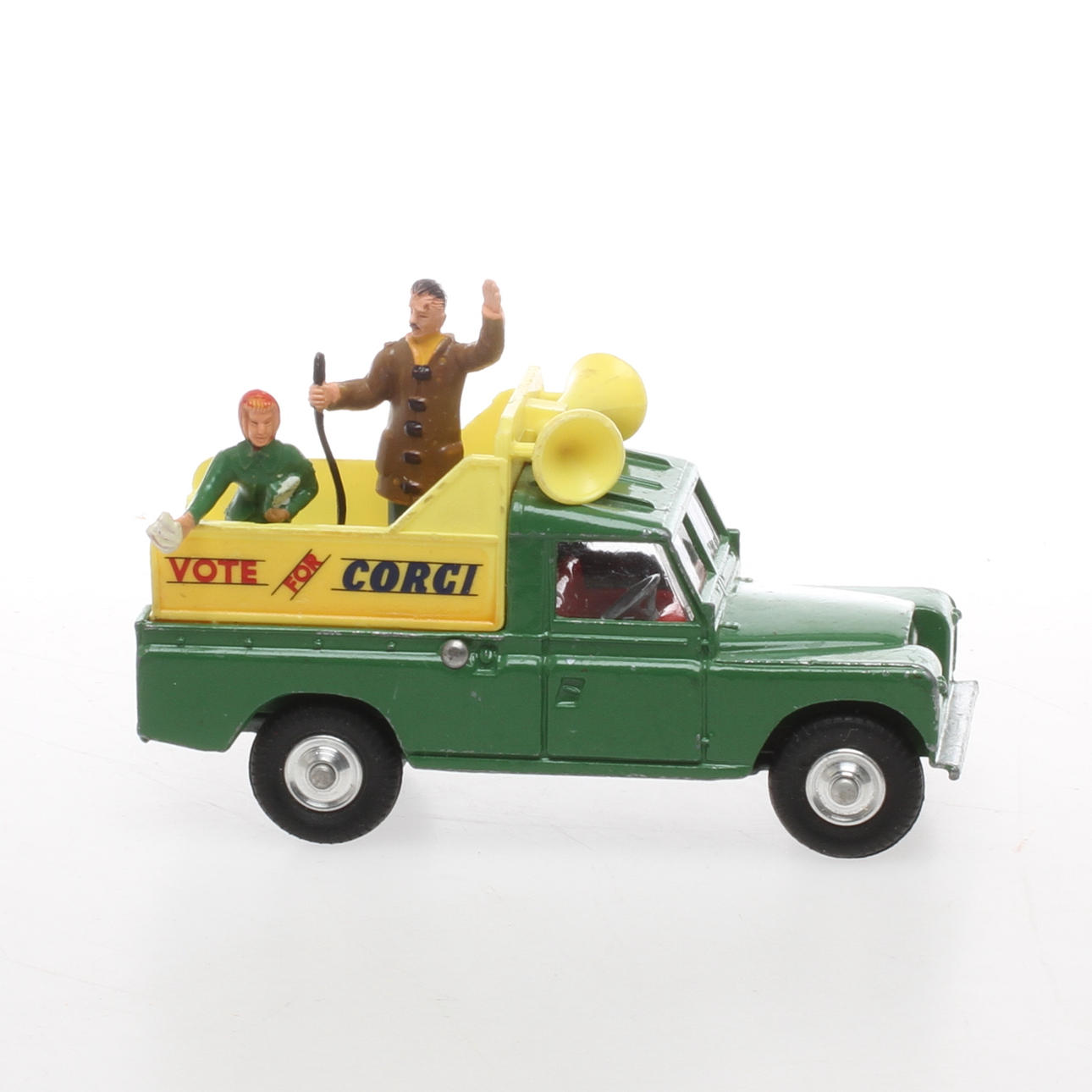CORGI Vote for CORGI, grön och gul.