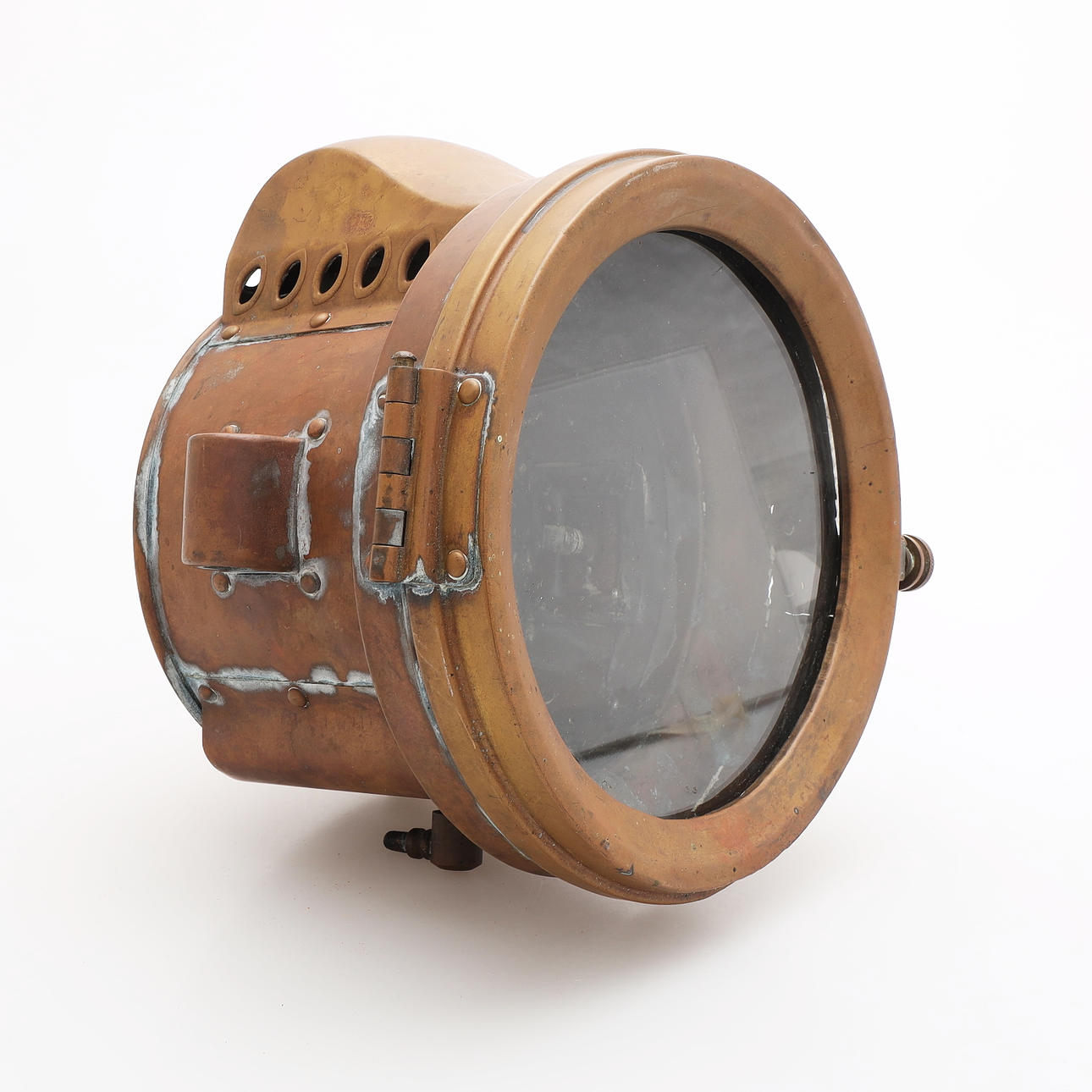 FORD 666, front lamp, brass, 1912.