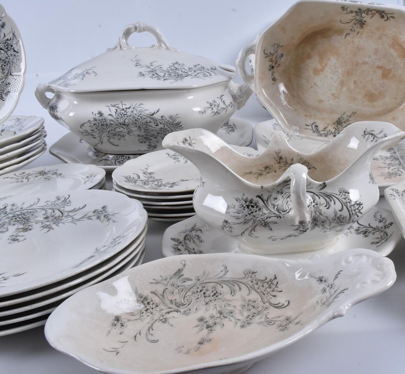 Foodservice, 34-teilig, Feuersteinwaren, Eveline Rörstrand.