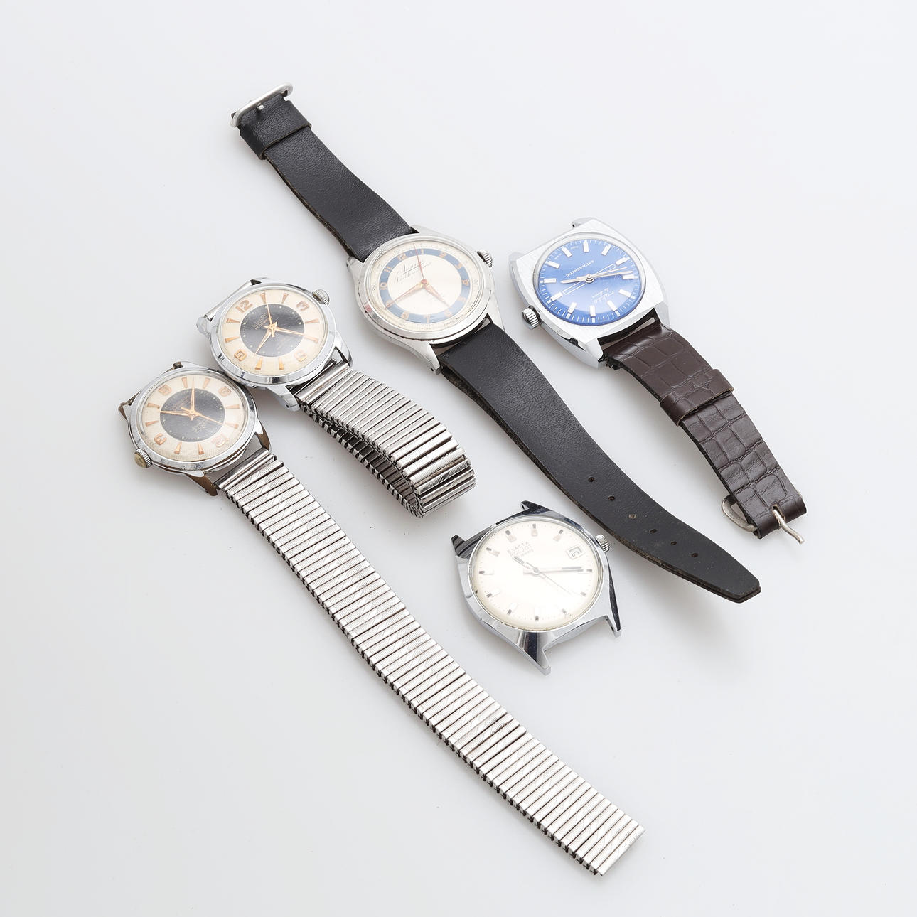 ARMBANDSUR, 5 st, 1900-tal.