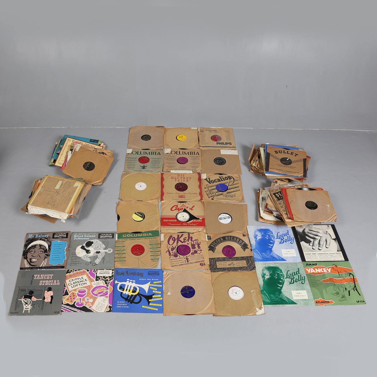 KOKOELMA BLUES- JA JAZZLEVYJÄ (KPL).