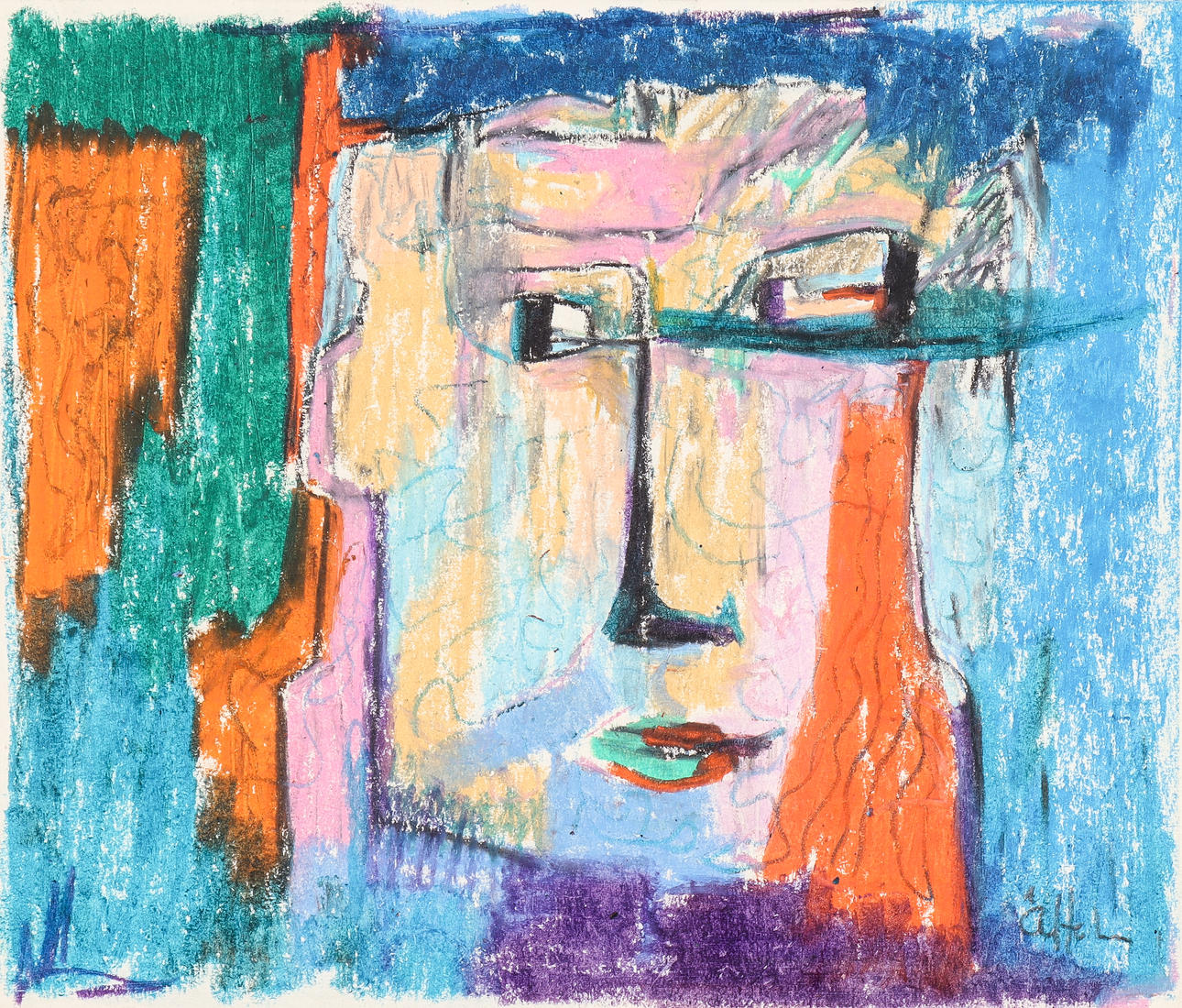 ÅKE HOLM. portrætterer.