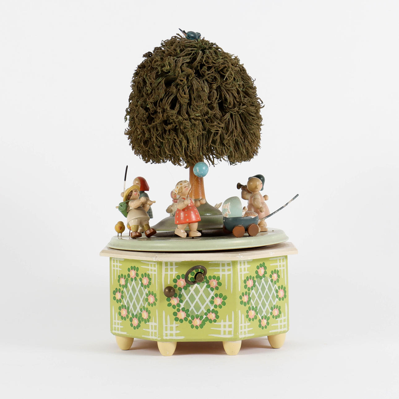 SPELDOSA trä, Erzgebirge.