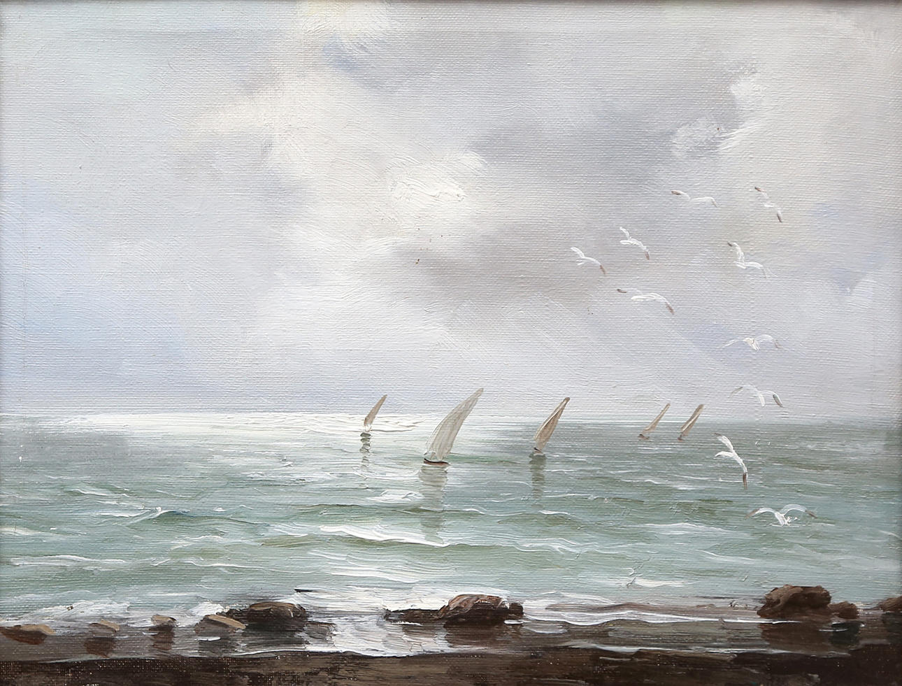 RAFAEL FERNÁNDEZ DE SOTO. Meereslandschaft.