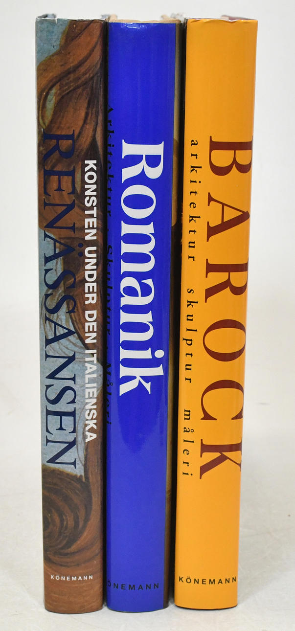 Kunstbücher. 3 Bände.