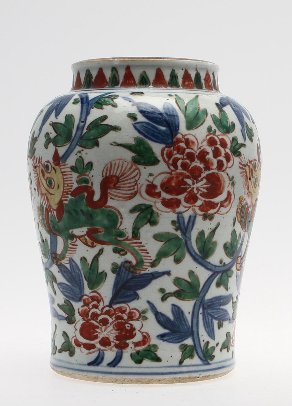 URNA, porslin, Kina, transition, 1600/1700-tal.