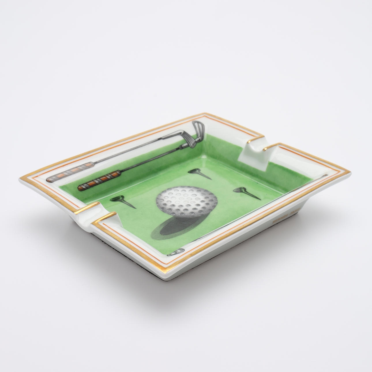 ASKFAT, PORSLIN, GOLFDEKOR, HERMÈS, FRANKRIKE.