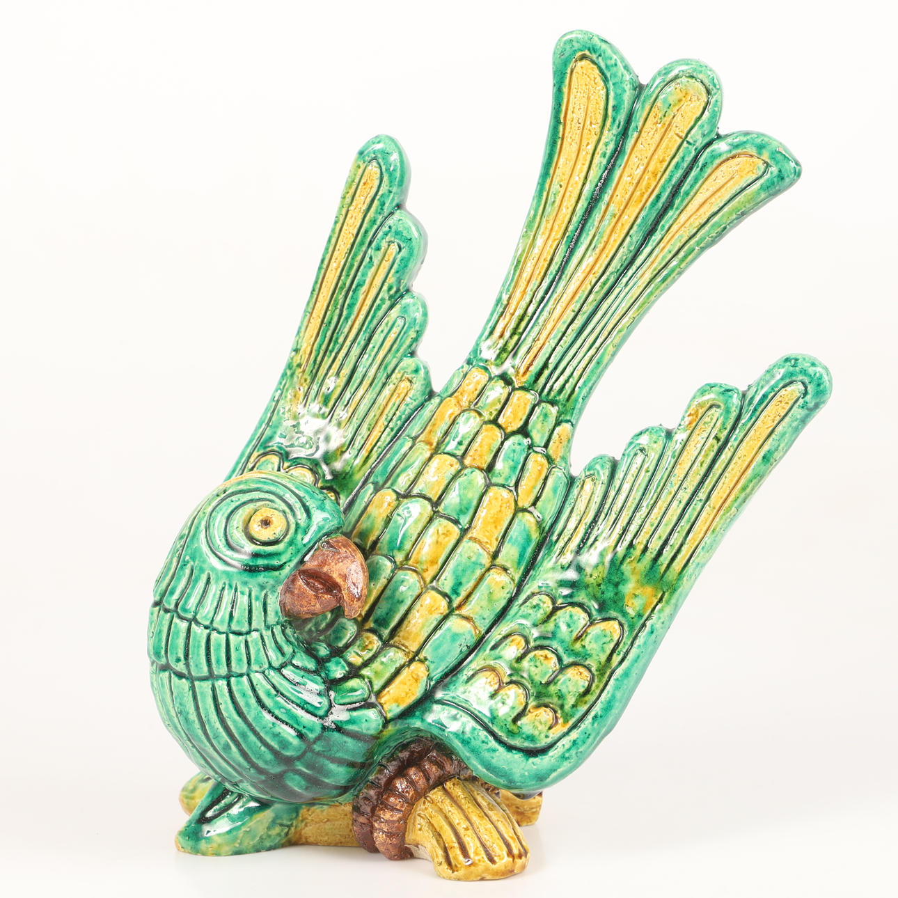 GUNNAR NYLUND. Figur, chamotte stentøj, Rörstrand, signeret.