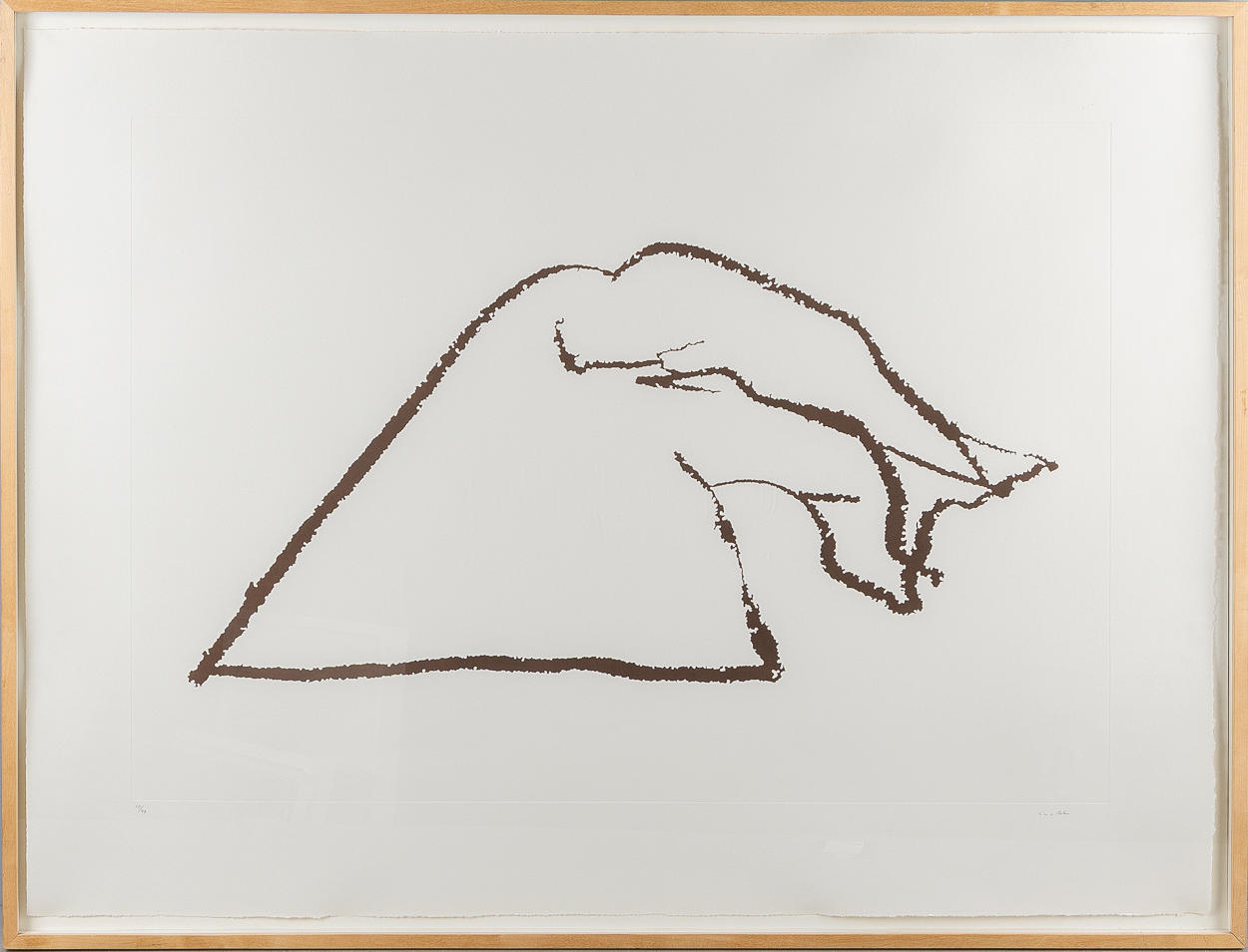 CURT ASKER. Komposition, Radierung.