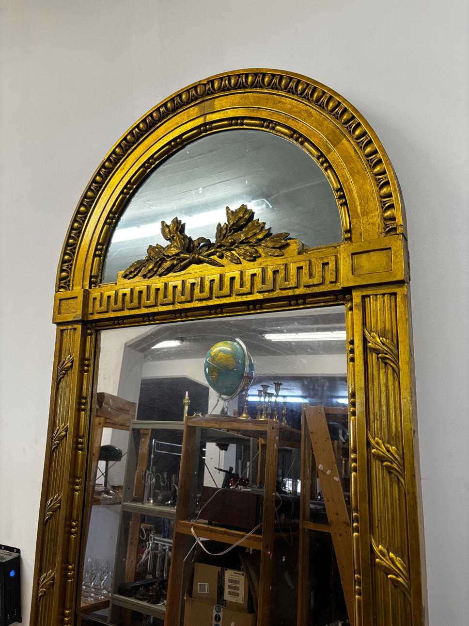 An Empire mirror, first part of the 19th century.