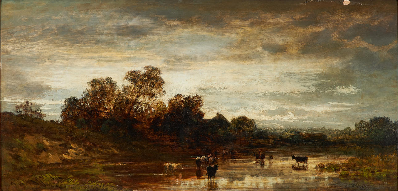 EDUARD SCHLEICH THE ELDER (1812-1874). Maisemat.