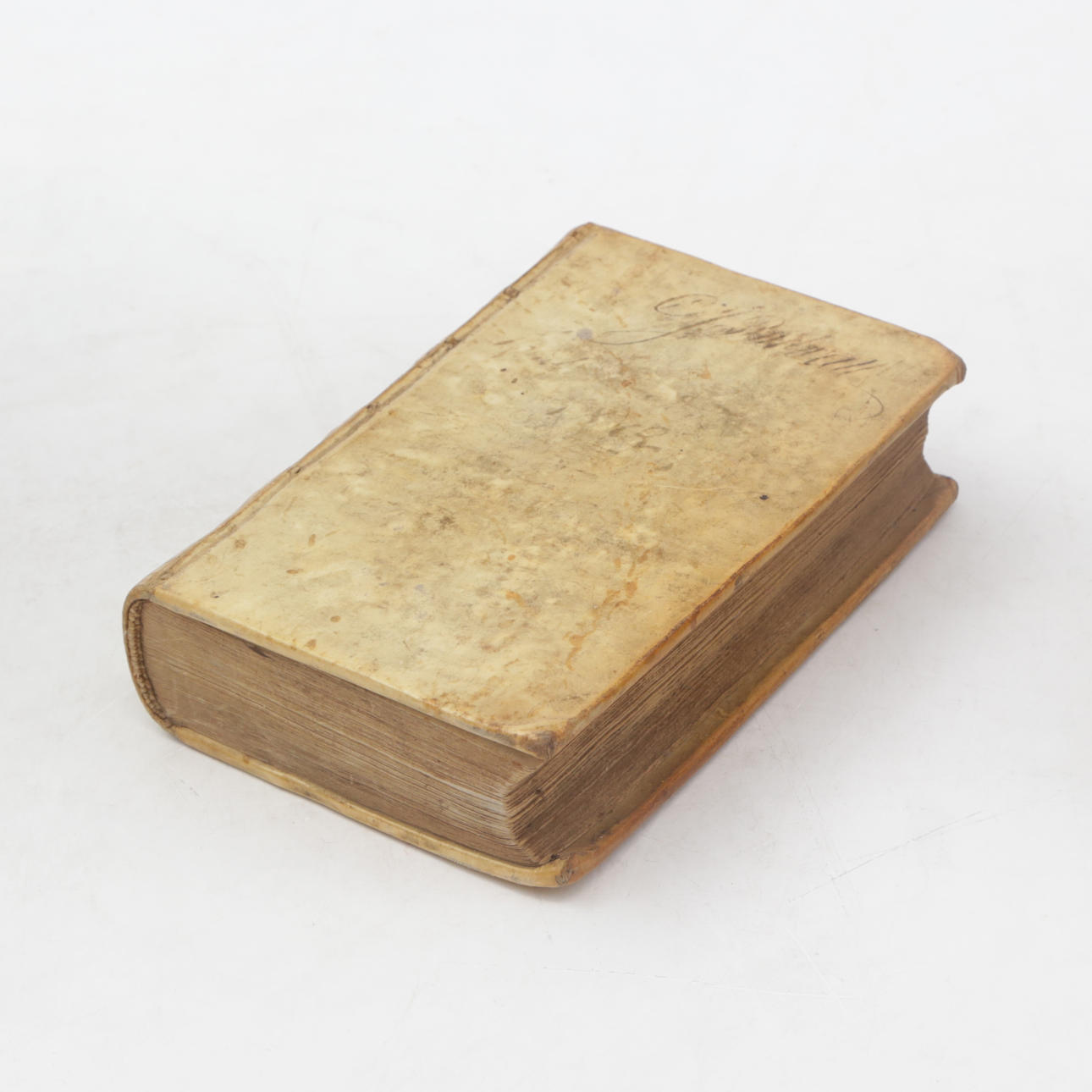 DICTIONARY, Latin, in parchment ribbon, 1764.