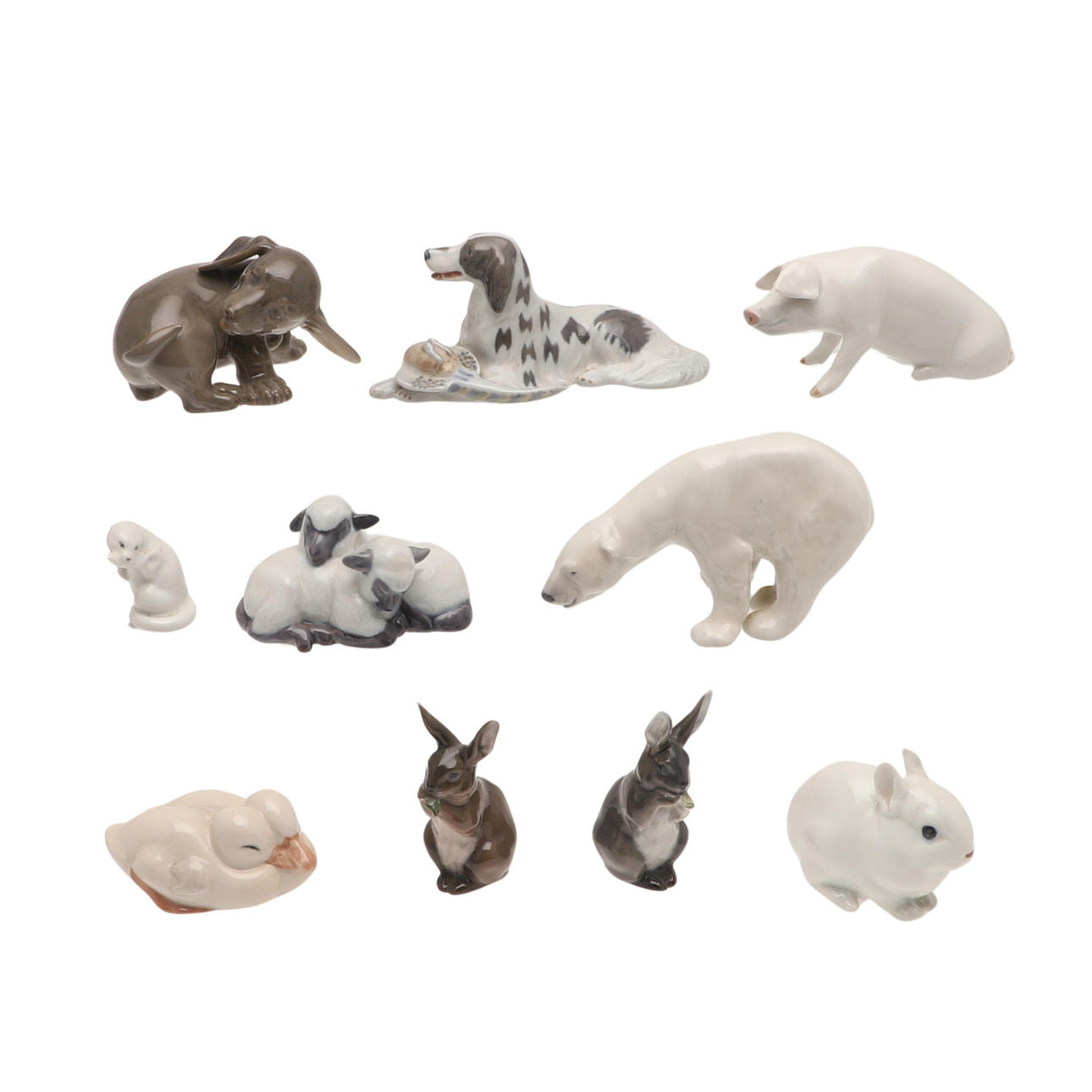 ROYAL COPENHAGEN ANIMAL FIGURES.