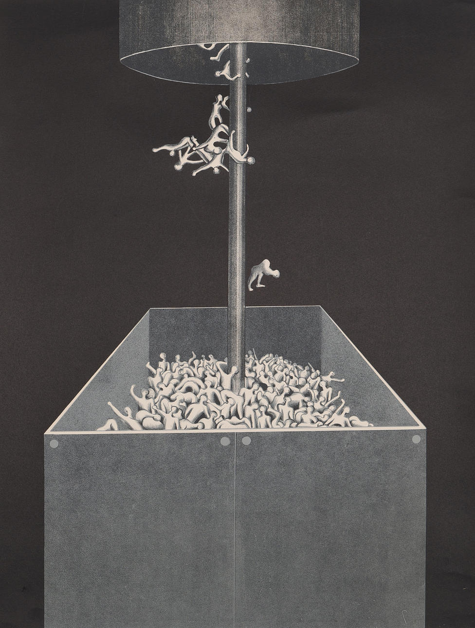 UNO SVENSSON. LITHOGRAPH, SIGNED, NUMBERED 18/90 AND DATED 1974.