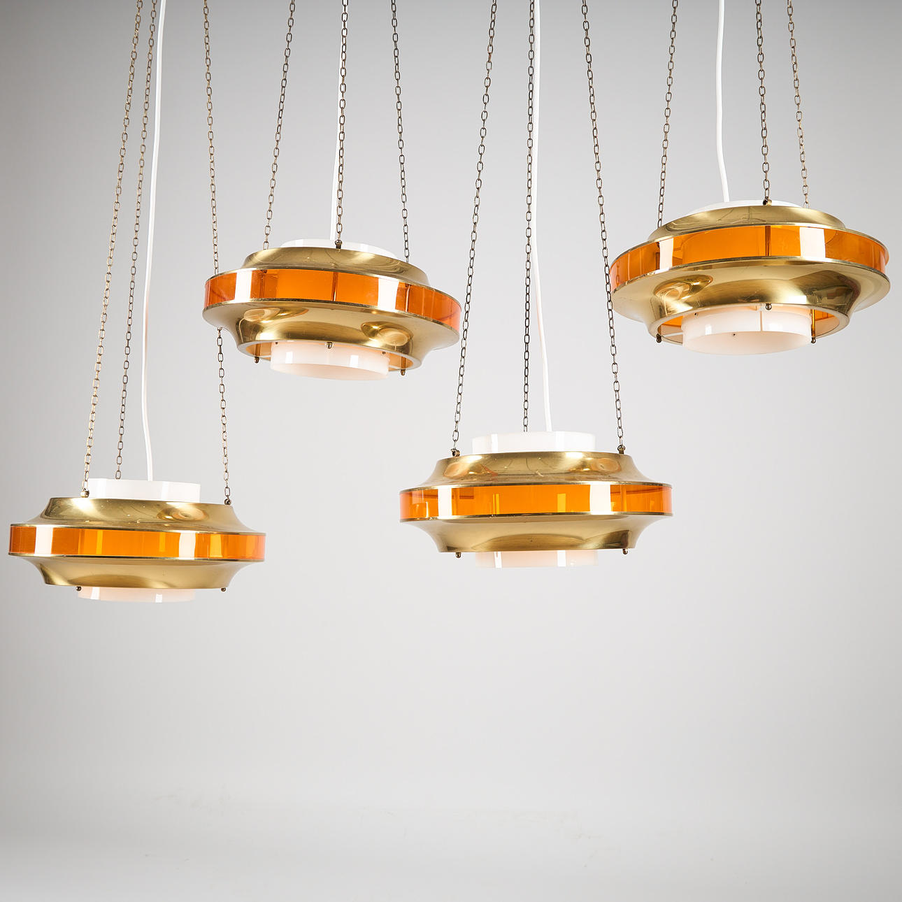 KAI FINNMARK (KAI RUOKONEN) (1940-2010). A set of 4 ceiling lights ...