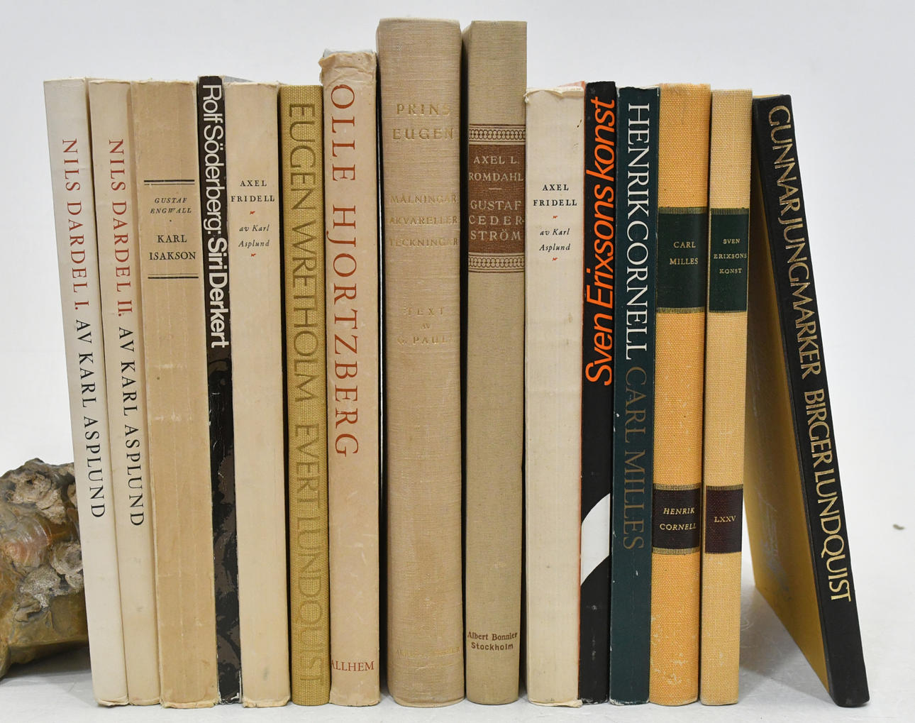 Kunstbøger. Monografier.15 bind.