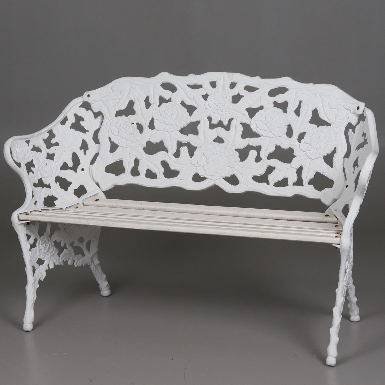 TRÄDGÅRDSSOFFA, aluminium, 1900-tal.