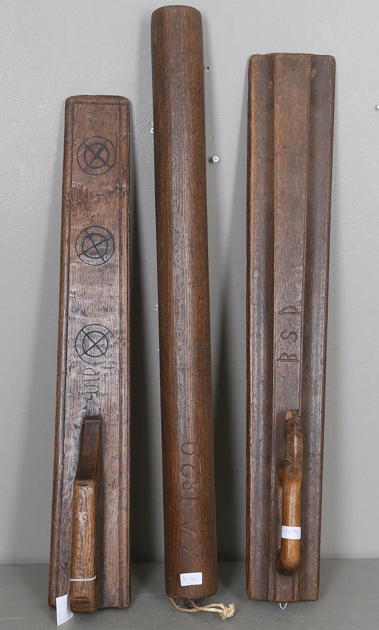 MANGELDON, 3 st, 1800-tal.