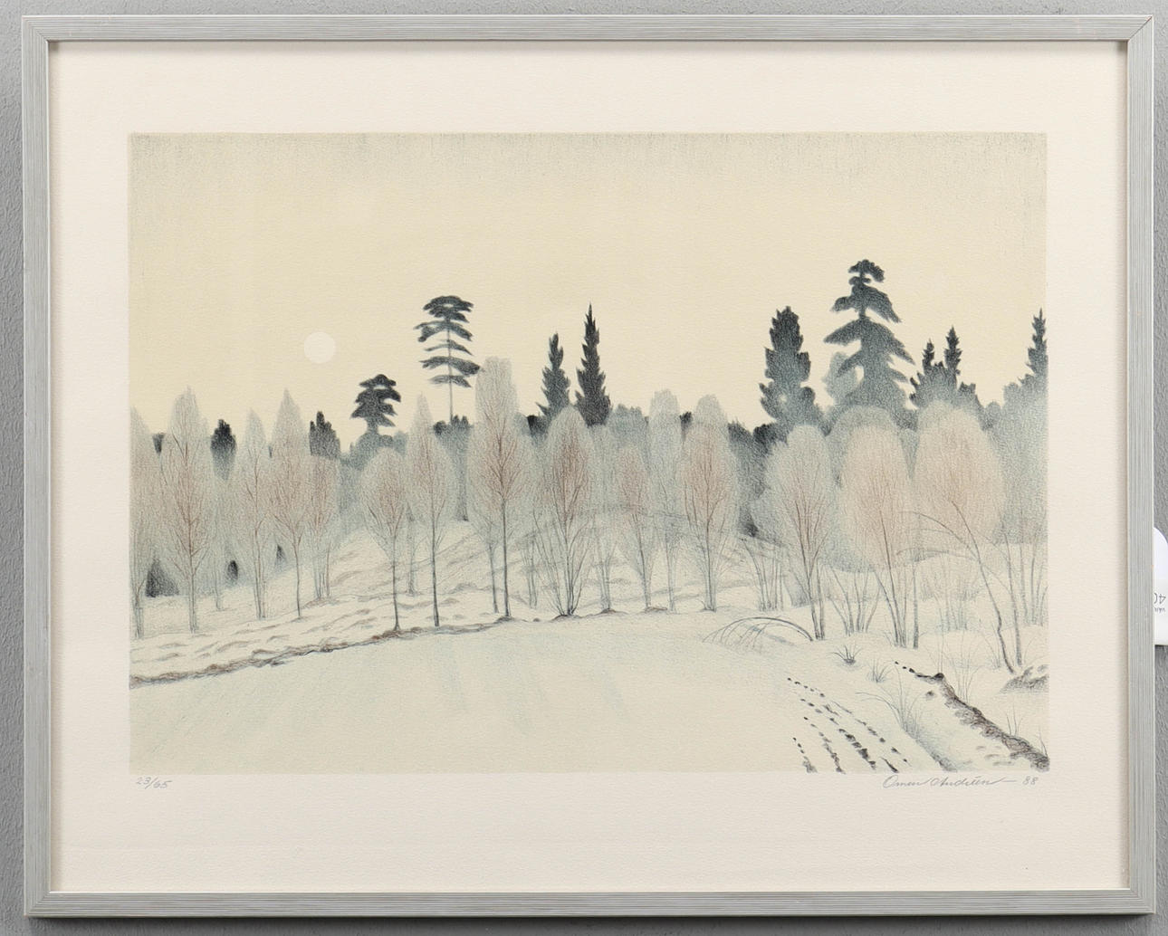 OMAR ANDREEN Lithografie 23/65, signiert -88.