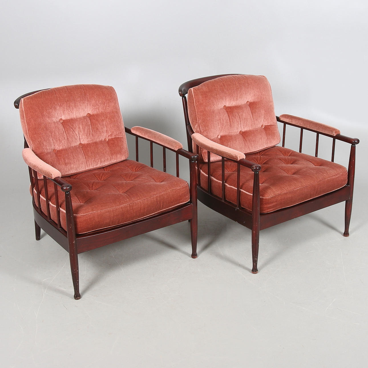 FÅTÖLJER, ett par. "Skrindan", Kerstin Hörlin-Holmqvist, OPE-möbler.