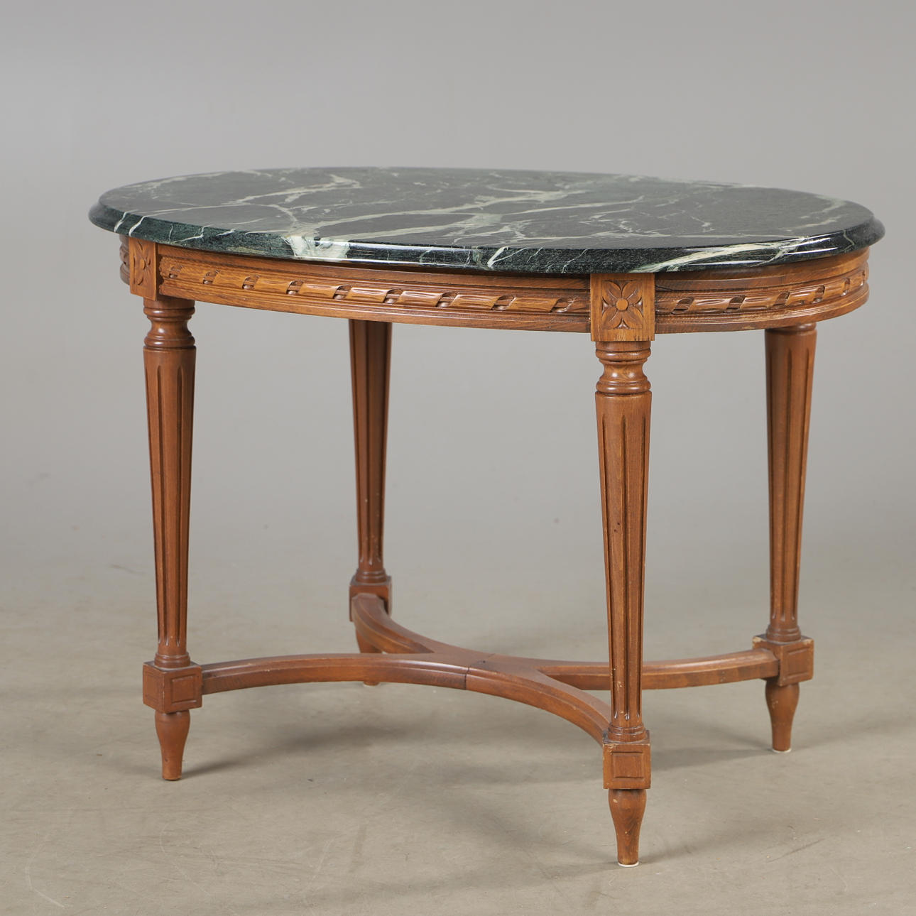 Sidebord, bøg med stenplade, gustaviansk stil.