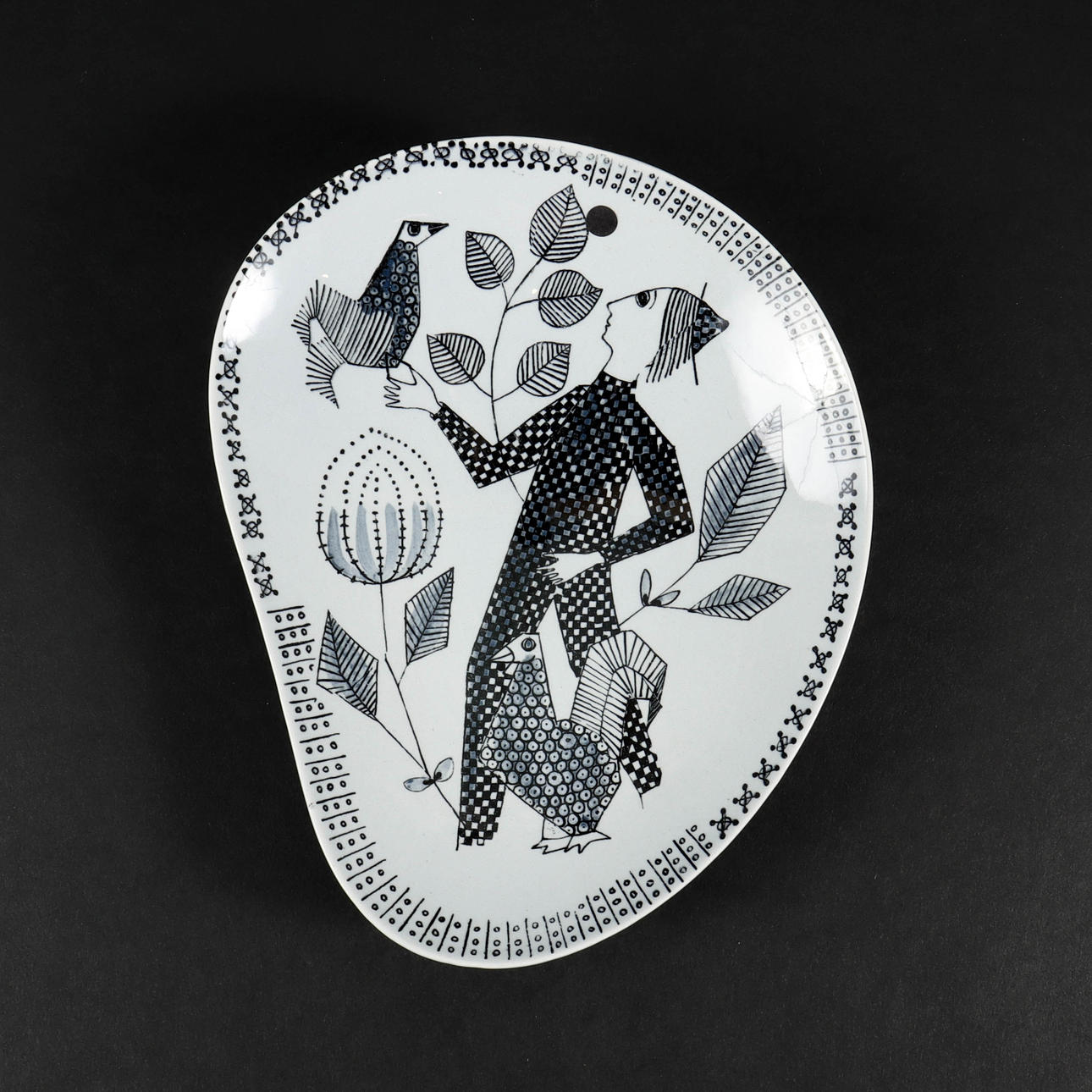 SYLVIA LEUCHOVIUS. Fat, Rörstrand.