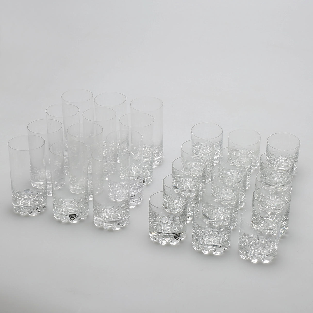 DRICKSGLAS, 'Erik', 27 delar, Olle Alberius, Orrefors.