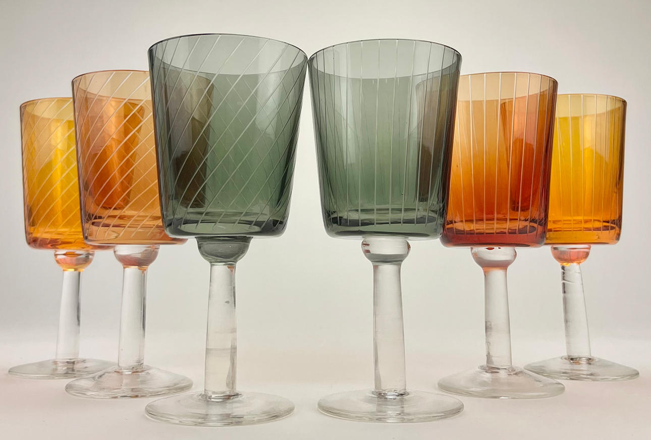 VINGLAS, 6 stk, Pols Potten.