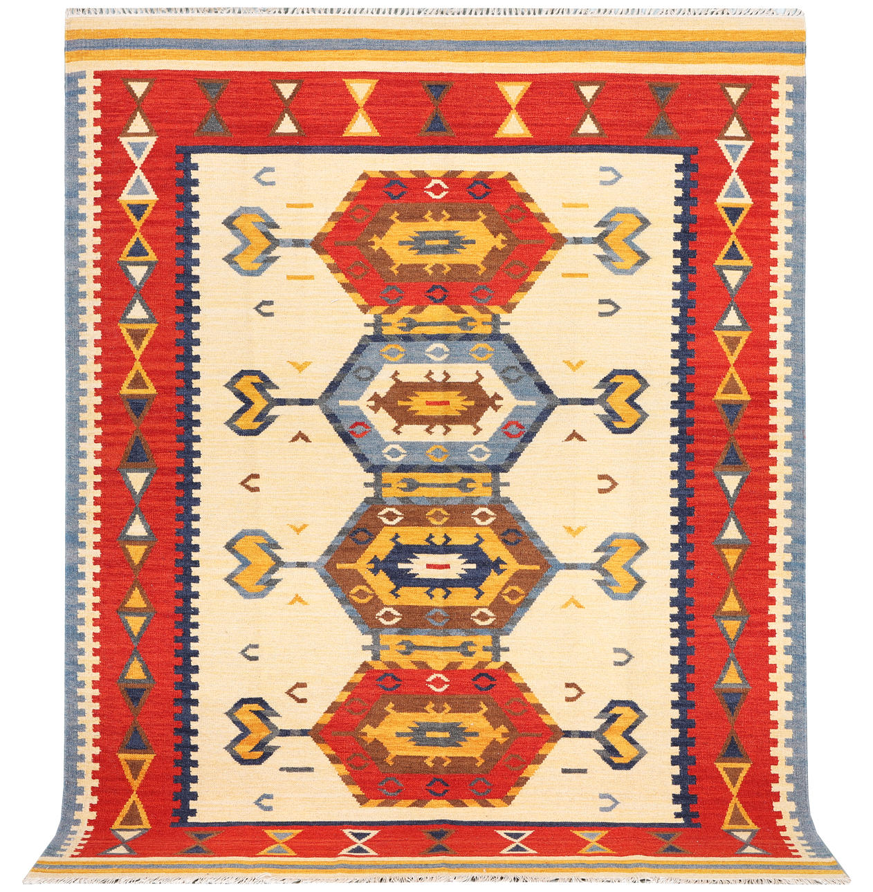 CARPET, modern quilted, 240X200 cm.