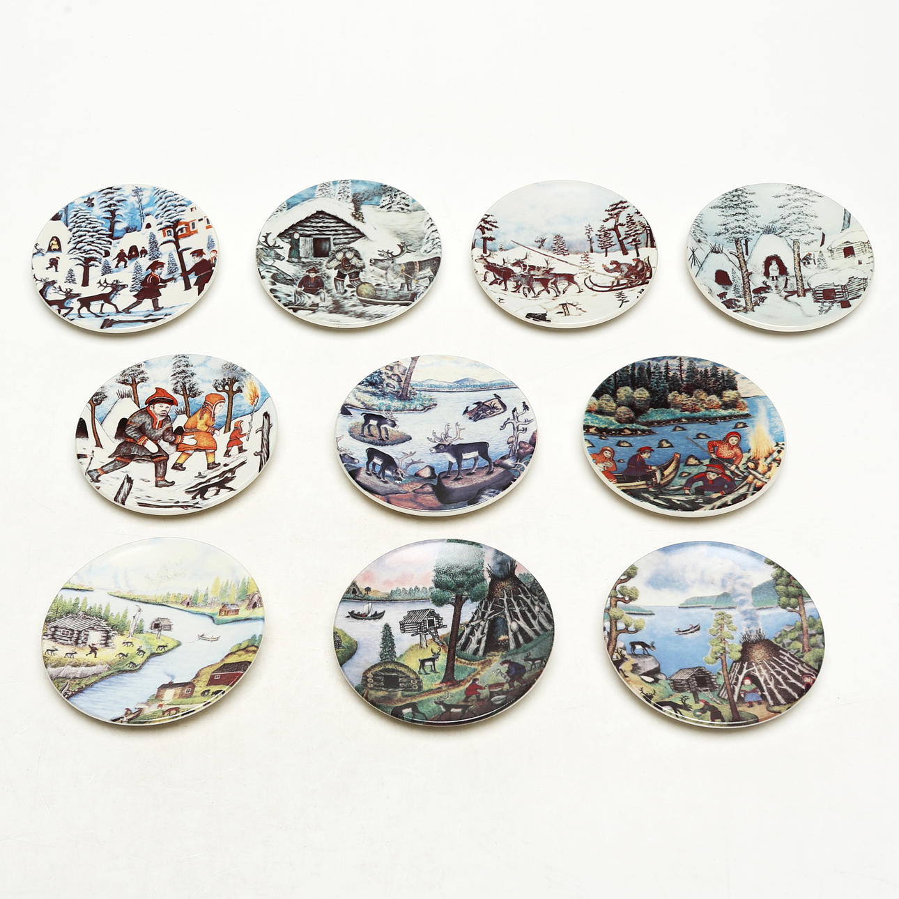 VÆGPLADER, 10 stk., Arabien.