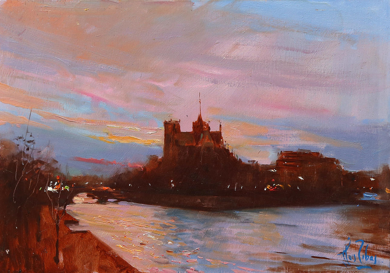 LLUÍS RIBAS CASTELLSAGUÉ. Seaside view.