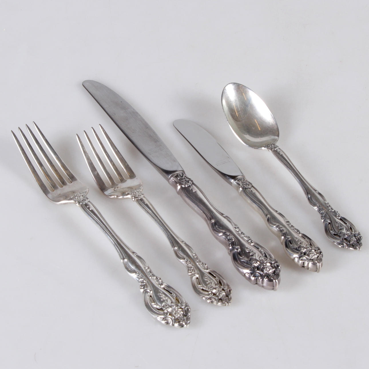 BESTICKSUPPSÄTTNING, 24 delar, sterling, "La Scala", Gorham, England, 1964.