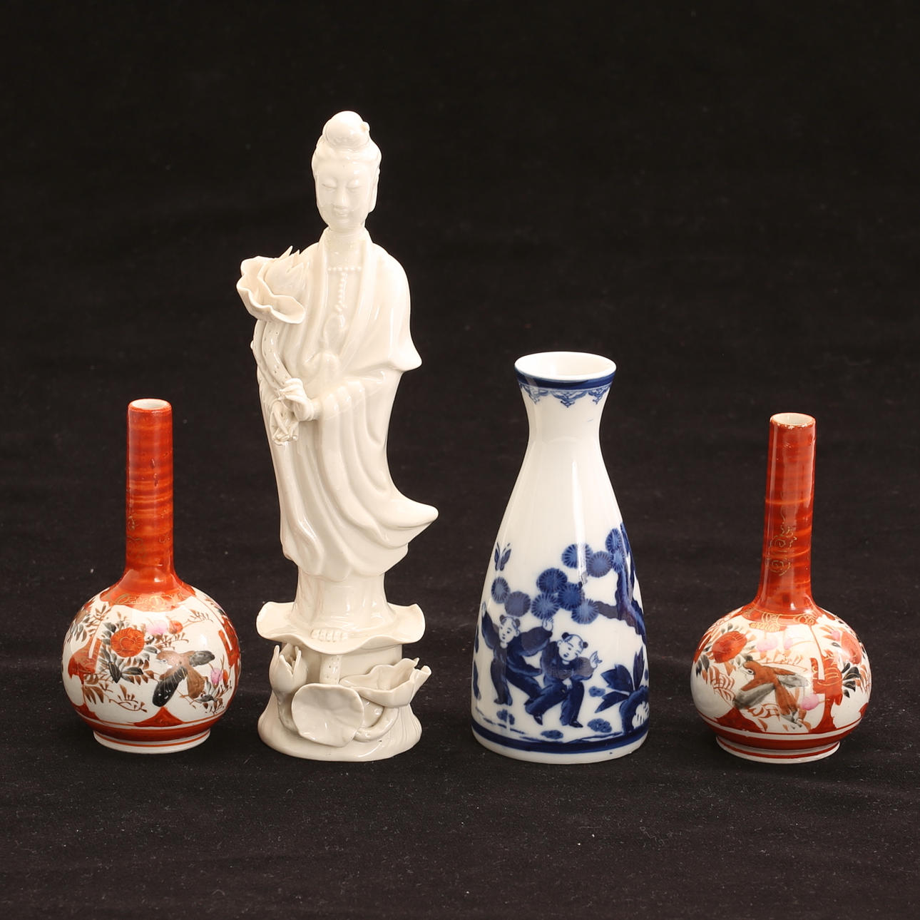 SONSTIGES PORZELLAN, 4 Stück, Japan.