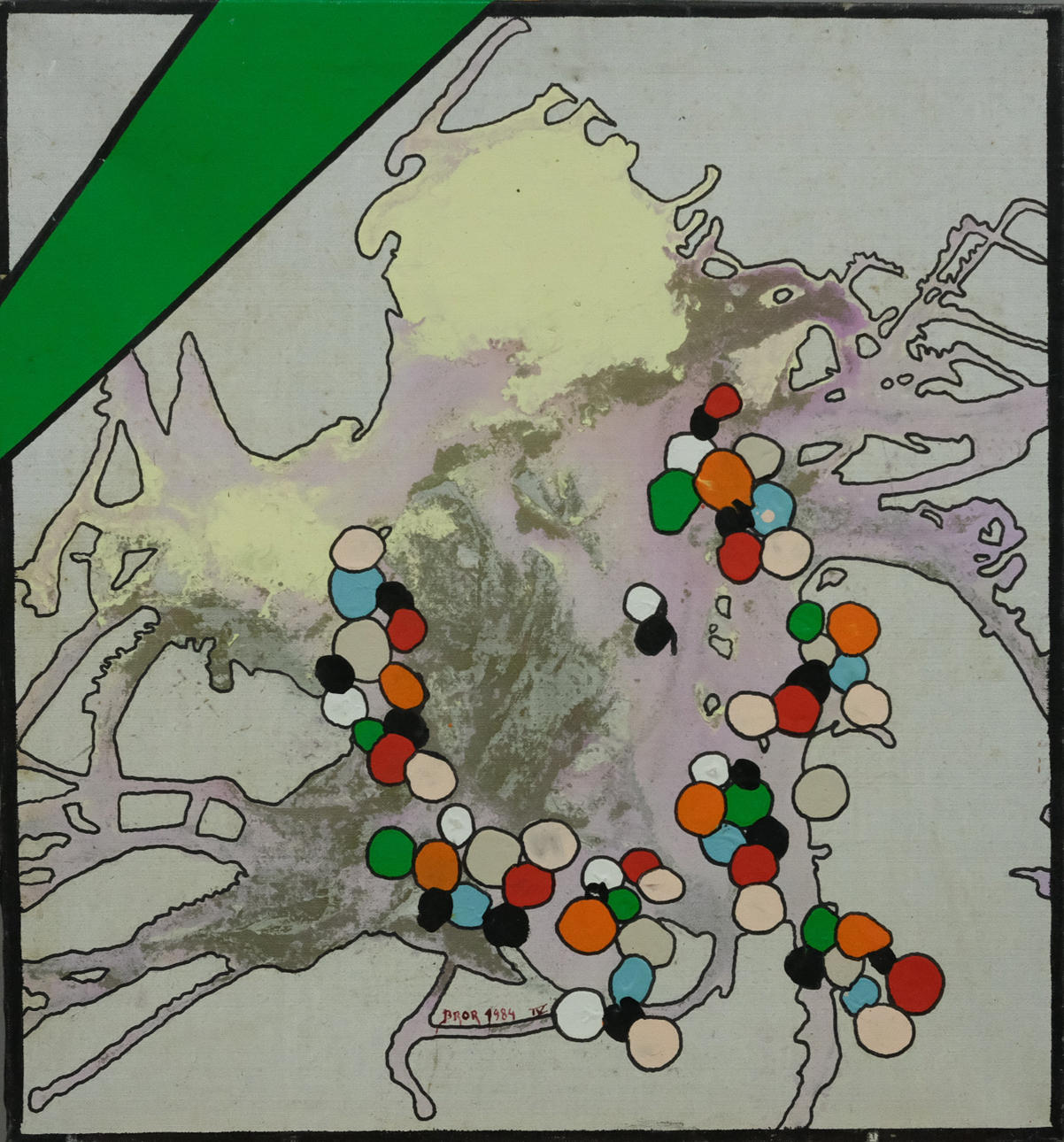 BROR ANDERSSON. OLJA PÅ DUK. "CARNAVAL SUR LE MONDE".
