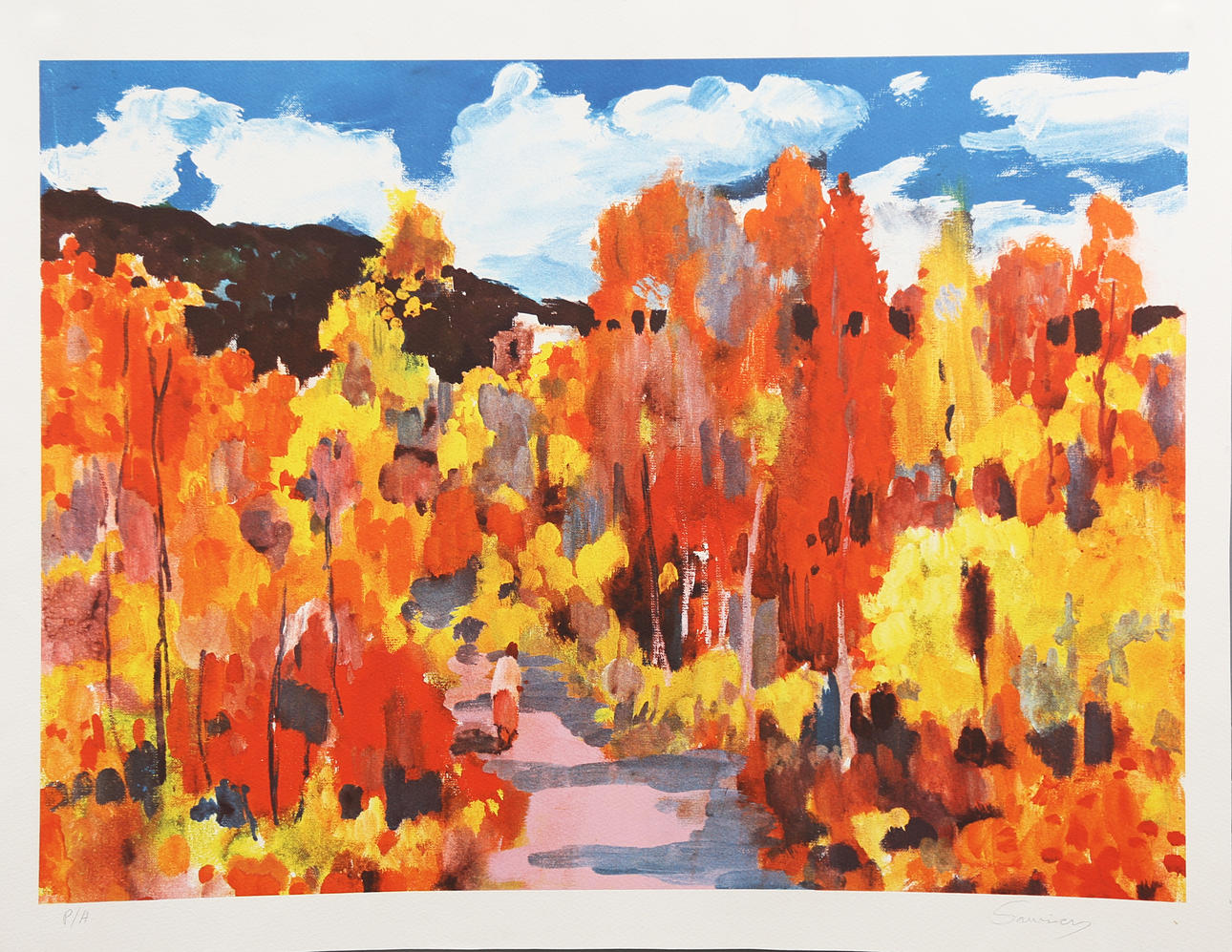 RAMON SANVISENS. Landskab.