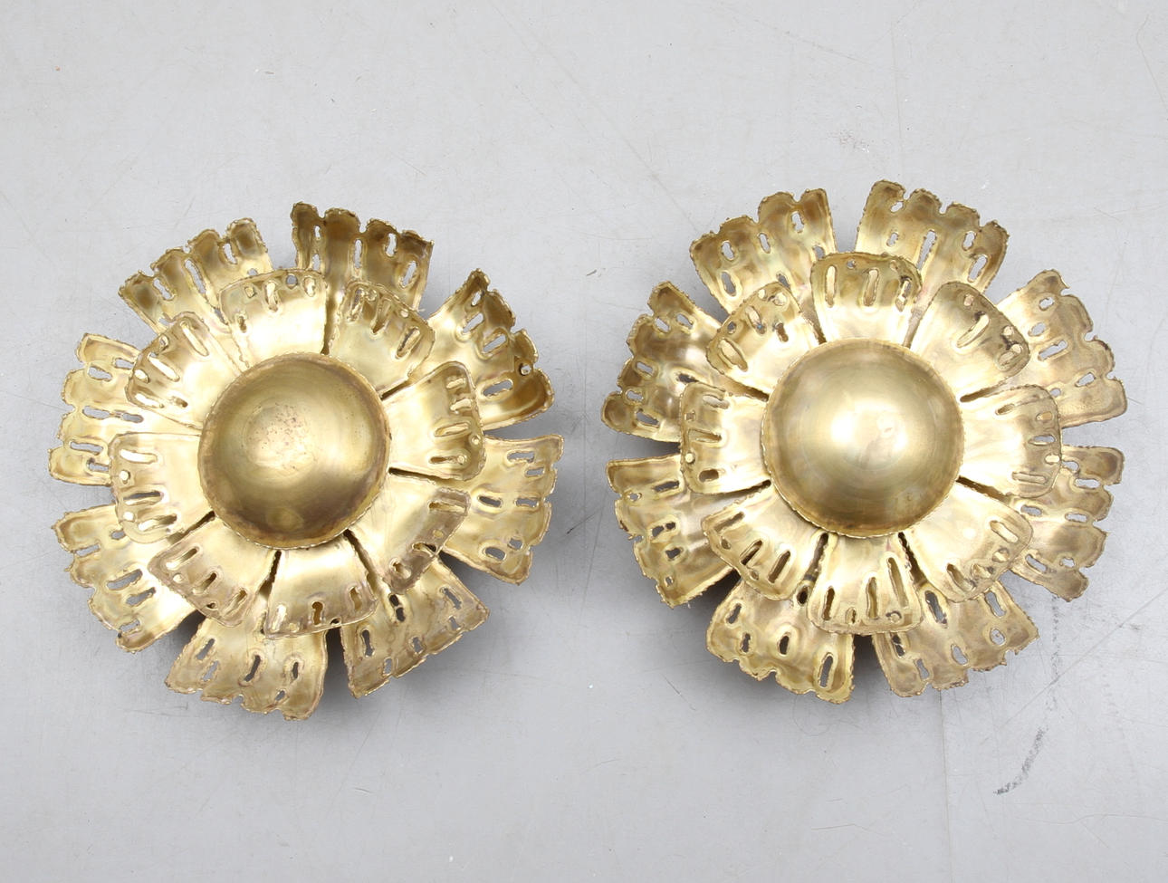 TAK/VÄGGLAMPOR, 1 par, Holm-Sörensen & Co.Danmark, 1900-talets andra hälft.