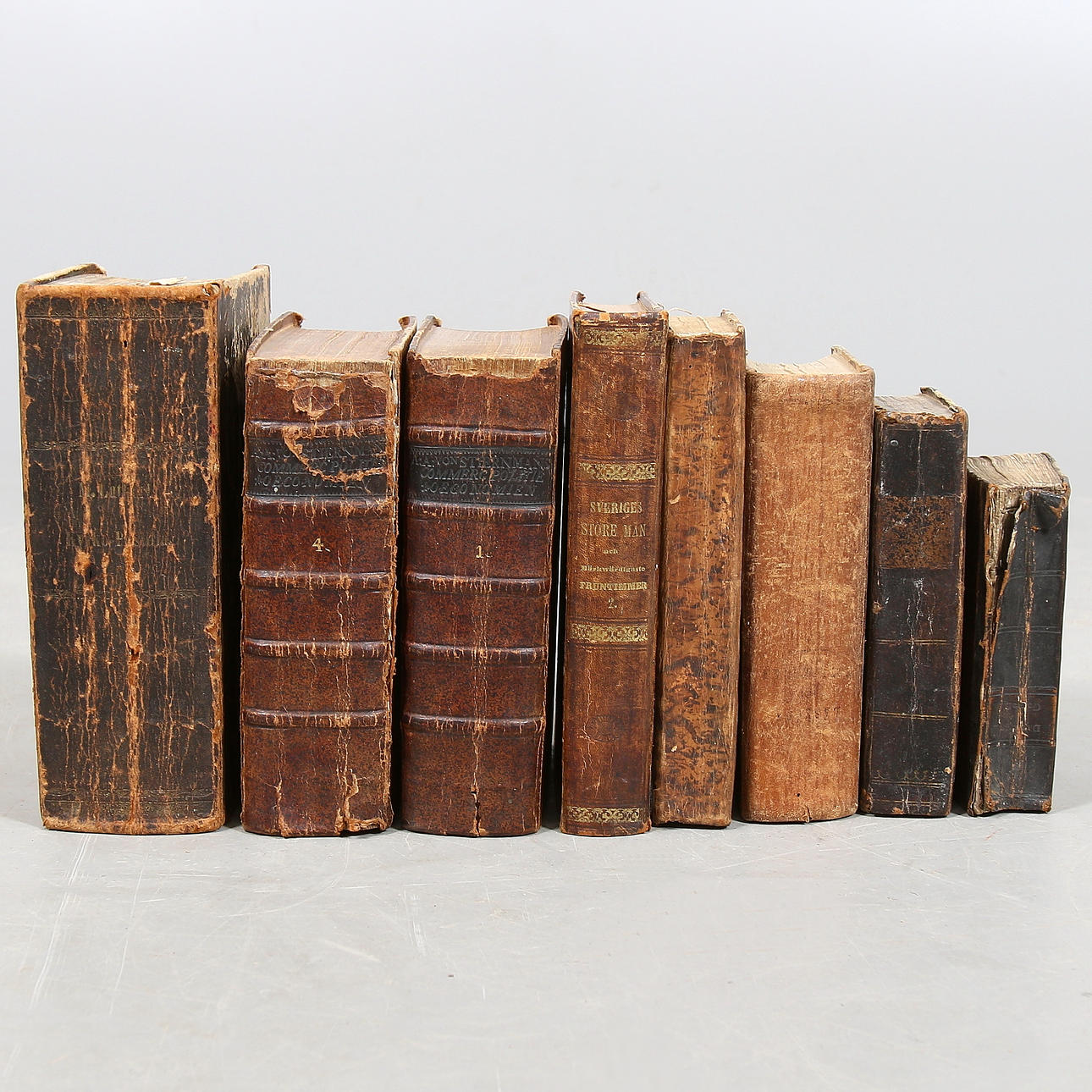 BÖCKER, 8 st, bl.a. Konglig bref, Stadgar och förordningar, Sveriges Rike. 17/1800-tal.