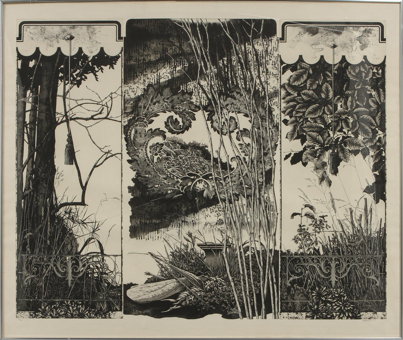 PER SVENSSON. Komposition, litografi, sign -76 o numr 72/100.