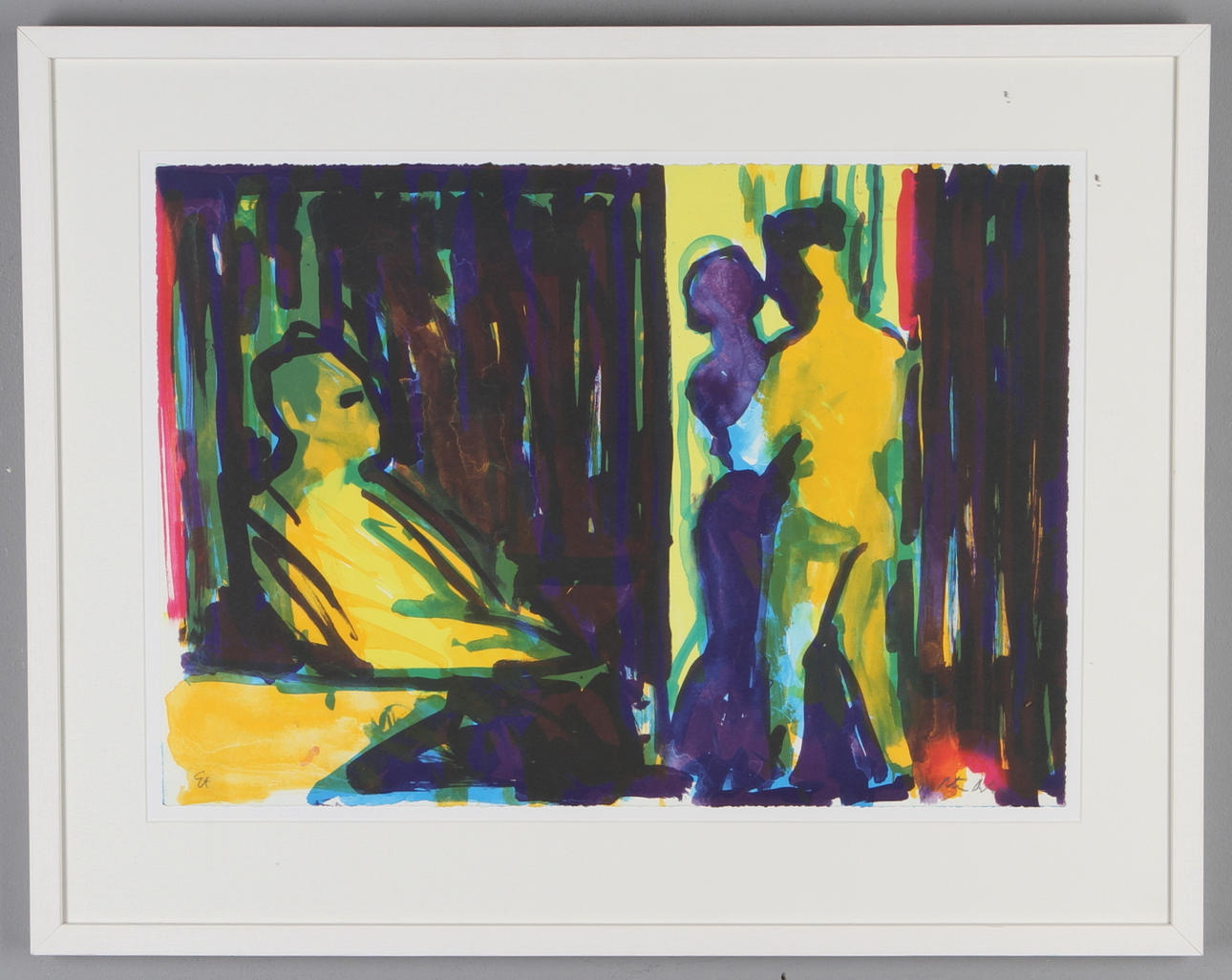 PETER DAHL. färglitografi, signerad, EA.