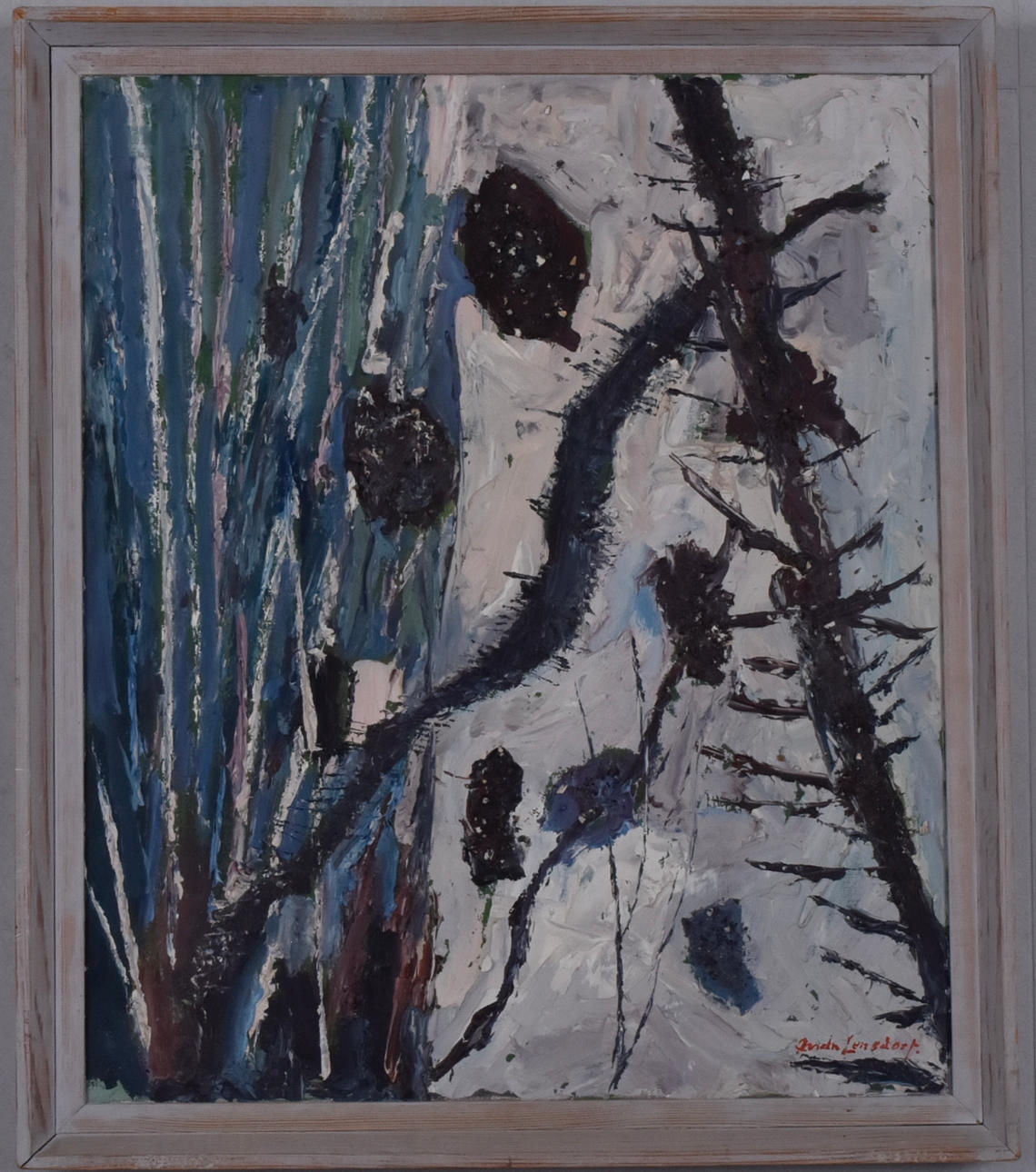 ANDREAS LENSDORF. Olja på duk.