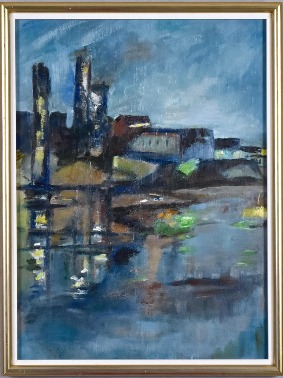 OKÄND KONSTNÄR. Olja på duk.