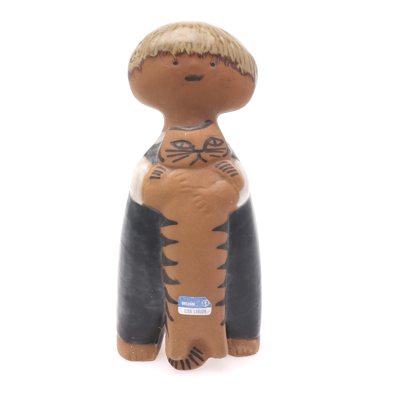 LISA LARSON. Figur, Steinzeug, „Pelle“, Gustavsberg.