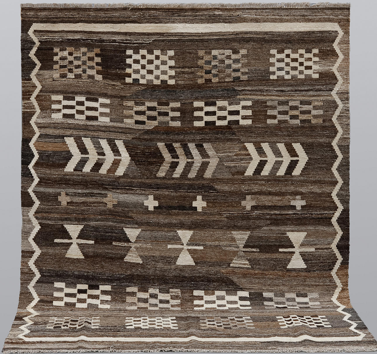 ORIENT CARPET. Kelim Morocco Design, 199x156.