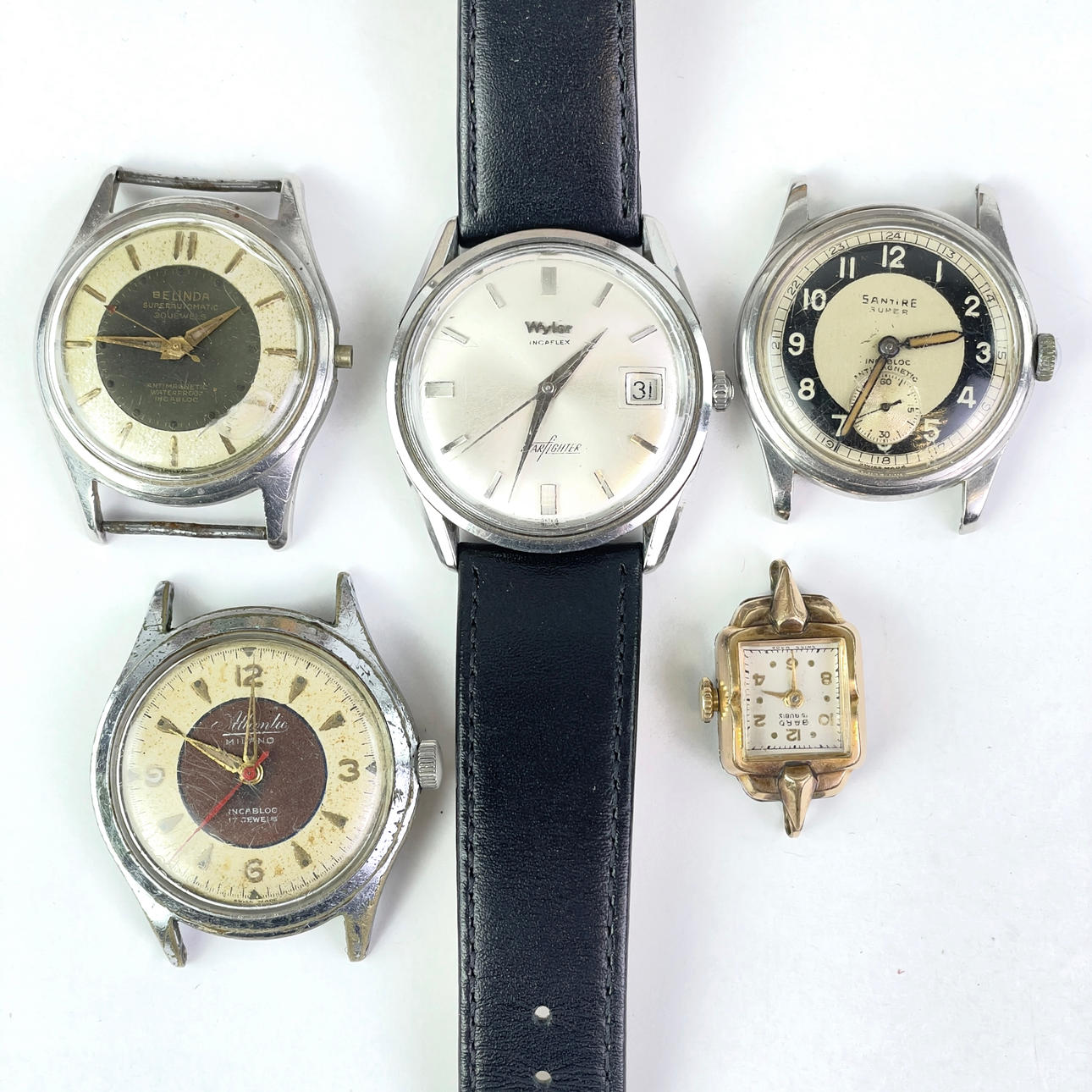 ARMBANDSUR, 5 st, herr och dam.